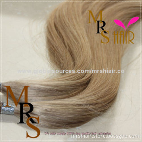 18-inch Light Brown 22# Straight Nano Ring Hair